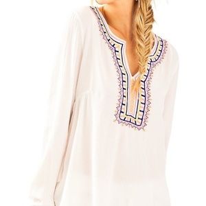 NWT Lilly Pulitzer Dahle Tunic Resort White M